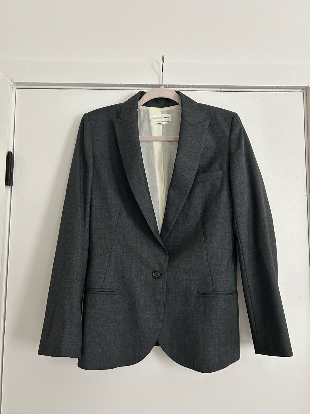 Isabel Marant Étoile Dark Charcoal Gray Blazer
